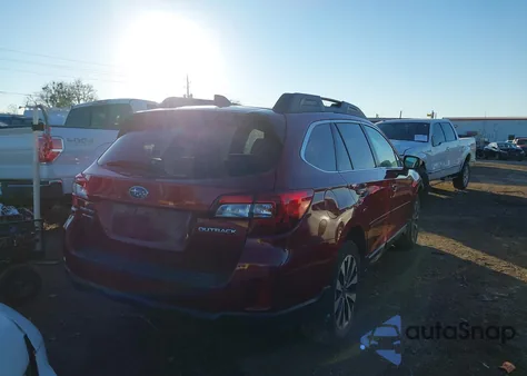 2016 Subaru Outback 2.5I Limited z USA, uszkodzony, nr VIN 4S4BSBNC7G3285544